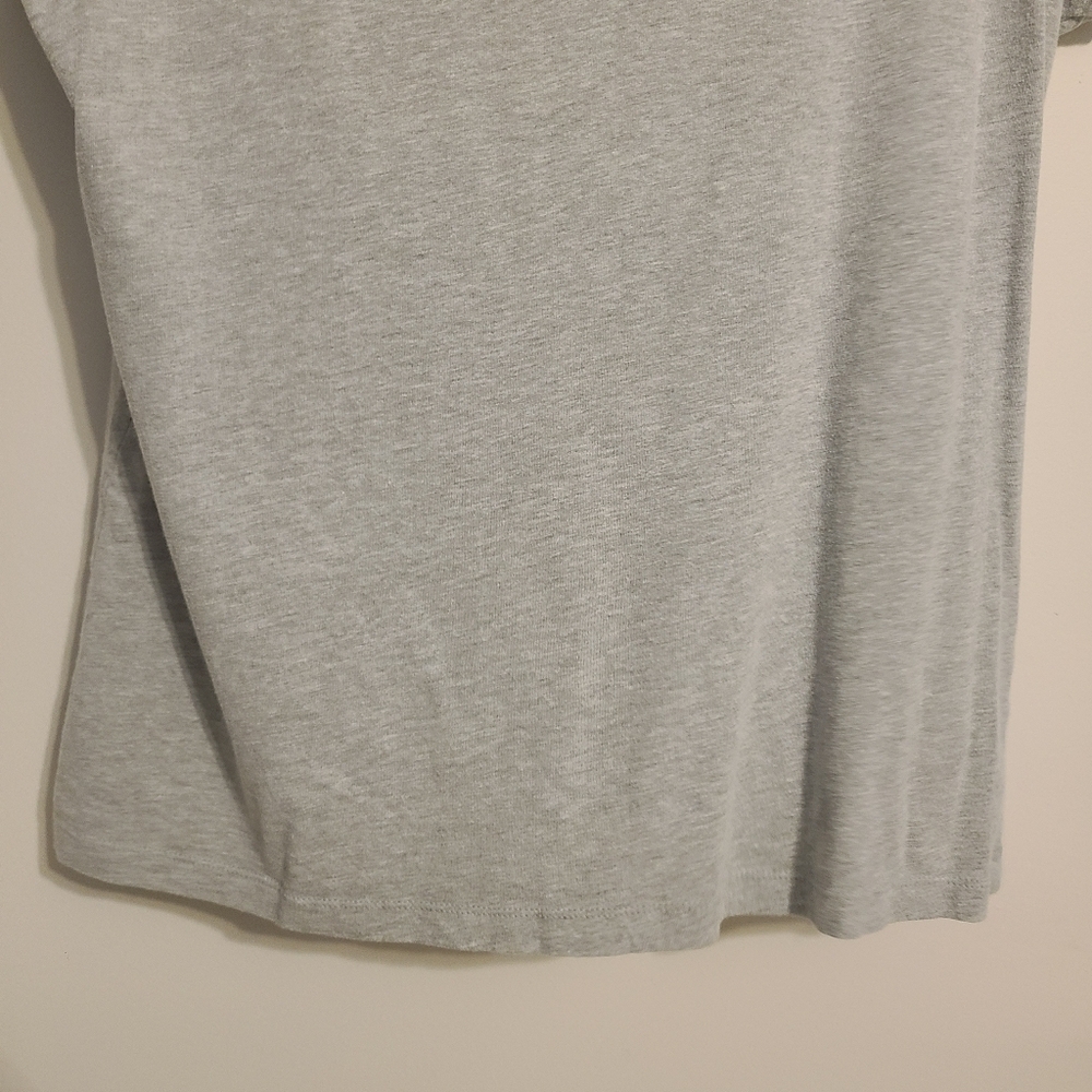 Alstyle | Women's Gray Scoopneck "Word" Short Sleeve Graphic Tee (Size XL) - Picture 10 of 11